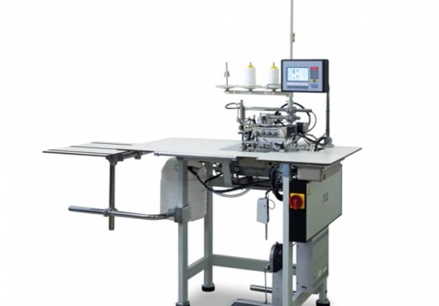 EWS 6450 Sewing machine for processing closure seams on previously finished sleeves with and without seam interruption
