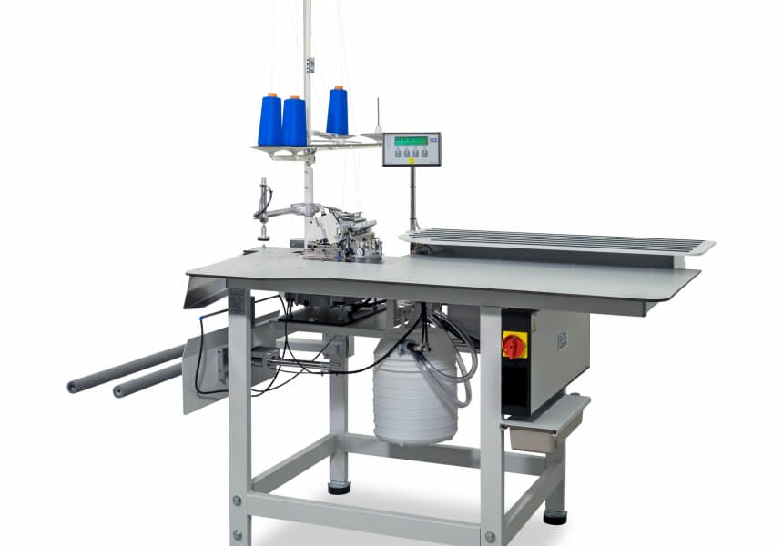 BASS 2020 Single head serging machine for serging skirts, trousers and small pieces